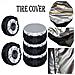 Copriruota Copriruota Di Scorta Protezione Solare Resistente Alle Intemperie  S - Foto miniatura 3