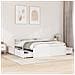Letto Senza Materasso Bianco 150x200 Cm Legno Massello Di Pino - Foto miniatura 1