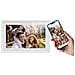 PFF-725W cornice per foto digitali Bianco 17,8 cm (7") Touch screen Wi-Fi - Foto miniatura 7