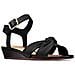 Donna Sense Strap Sandali In Pelle Nera 36 - Foto miniatura 3