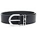 Must Loop Belt 30mm Cintura Pelle Accessori Donna Nero Eu 85, K60k610387 Bax - Foto miniatura 1