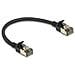 Cavo di rete RJ45 Cat. 8.1 F /FTP Slim Pro 0,25 m nero - Foto miniatura 1