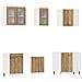 Set di Mobili da Cucina 11 pz Rovere Artigianale Truciolato - Foto miniatura 3