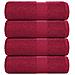 Asciugamani Per Sapone 4 Pz Bordò 30x30 Cm 360 G/m 100% Cotone - Foto miniatura 1