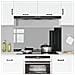 Retroback da Cucina Nero Vetro 120 x 60 cm Durevole - Foto miniatura 3