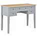 Lusso Casadino -  Scrivania Grigia 109,5x45x77,5 Cm In Legno - Foto miniatura 2