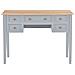 Lusso Casadino -  Scrivania Grigia 109,5x45x77,5 Cm In Legno - Foto miniatura 3