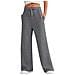 Pantaloni Casual A Vita Alta Gray L - Foto miniatura 1