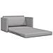 Divano Letto Floor 2-in-1 Grigio Nuvola 124x71x78 cm Tessuto - Foto miniatura 5