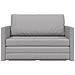 Divano Letto Floor 2-in-1 Grigio Nuvola 124x71x78 cm Tessuto - Foto miniatura 6
