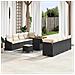 Set Divano da Giardino 11 pcs Nero e Crema 80 x 80 x 71 cm - Foto miniatura 2