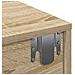 Scaffale a Parete con Cassetti Sonoma 60x26,5x15 cm Truciolato - Foto miniatura 9