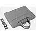 Elegante Borsa Per Laptop In Pelle Pu Grigio Scuro - Impermeabile, Antiurto E Leggera  15,6 Pollici - Foto miniatura 2