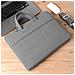 Elegante Borsa Per Laptop In Pelle Pu Grigio Scuro - Impermeabile, Antiurto E Leggera  15,6 Pollici - Foto miniatura 5