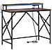 Scrivania Rovere fumo 100 x 50 x 86.5 cm Legno multistrato - Foto miniatura 1