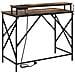 Scrivania Rovere fumo 100 x 50 x 86.5 cm Legno multistrato - Foto miniatura 7