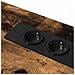 Scrivania Rovere fumo 100 x 50 x 86.5 cm Legno multistrato - Foto miniatura 8