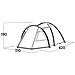 Kinn 5 Verde Tenda a cupola /Igloo - Foto miniatura 6