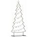 Albero di Natale in metallo con supporto Nero 210 cm Acciaio - Foto miniatura 3
