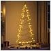 Albero di Natale in metallo con supporto Nero 210 cm Acciaio - Foto miniatura 4