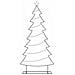Albero di Natale in metallo con supporto Nero 210 cm Acciaio - Foto miniatura 5