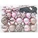 Set di Palle di Natale con 150 LED 61 pcs Rosa Plastica - Foto miniatura 3