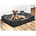 115x95 cm Letto per cani impermeabile Silver Bones - Foto miniatura 5