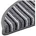 Tappetini per scale autoadesivi 15 pcs Grigio 56 x 17 x 3 cm - Foto miniatura 8