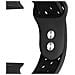 Bracciale Sport Perforato Per Apple Watch 38 / 40 / 41 Mm Regolabile E Flessibile, Nero - Foto miniatura 2