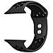 Bracciale Sport Perforato Per Apple Watch 38 / 40 / 41 Mm Regolabile E Flessibile, Nero - Foto miniatura 3