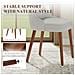 Sedie Da Pranzo Set Da 2 Con Schienale Alto Stile Vintage Chic, Seduta Confortevole, Ideali Per Cucina E Sala Da Pranzo, Grigio - Foto miniatura 5