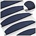 Tappetini per scale autoadesivi 15 pcs Blu 80 x 28 x 3,5 cm - Foto miniatura 2