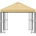 Gazebo 3 x 3 m Crema Poliestere e Acciaio 190 gsm - Foto miniatura 4