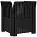 Poltrona a 1 Posto Aspetto Rattan PP Antracite - Foto miniatura 3