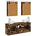 Set di Armadi da Bagno 5 pcs Rovere Fumo 50 x 14,5 x 70 cm - Foto miniatura 8