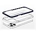 Custodia Trasparente 3 In 1 Per Iphone 13 Pro Max Con Cornice, Blu Gelato - Foto miniatura 5
