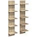 Scaffale da parete 2 pz Rovere Sonoma 22 x 15 x 100 cm - Foto miniatura 1