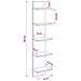 Scaffale da parete 2 pz Rovere Sonoma 22 x 15 x 100 cm - Foto miniatura 8