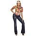 Costume Da Hippie Per Donna Medium - Foto miniatura 1