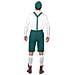 Costume Da Bavarese Verde Per Uomo Large - Foto miniatura 3