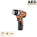 Trapano Pilota Aeg 12v Prolithium-ion - 2 Batterie 2.0ah - 1 Caricabatterie 40min - Bs12c2 Li-202b - Foto miniatura 2