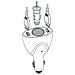 Spinotto Adattatore 12v Con Doppia Presa Usb Duo-3 - Foto miniatura 5