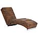 Poltrona Massaggiante Marrone In Similpelle Scamosciata - Foto miniatura 2