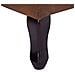Poltrona Chesterfield E Pouf Marrone Similpelle Scamosciata - Foto miniatura 6