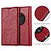 Custodia Compatibile Con Nokia Lumia 1020 In Rosso Mela - Coperchio Protettiva Con Chiusura Magnetica, Funzione Stand E Tasca Per Le Carte - Foto miniatura 3