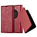 Custodia Compatibile Con Nokia Lumia 1020 In Rosso Mela - Coperchio Protettiva Con Chiusura Magnetica, Funzione Stand E Tasca Per Le Carte - Foto miniatura 4