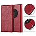 Custodia Compatibile Con Nokia Lumia 1020 In Rosso Mela - Coperchio Protettiva Con Chiusura Magnetica, Funzione Stand E Tasca Per Le Carte - Foto miniatura 5