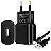 Caricabatterie Usb 1a Carica Sicura Cavo Usb Tipo C 1.2m Nero - Foto miniatura 1
