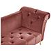 Chaise Longue In Velluto Rosa Nantilly - Foto miniatura 11