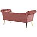 Chaise Longue In Velluto Rosa Nantilly - Foto miniatura 16